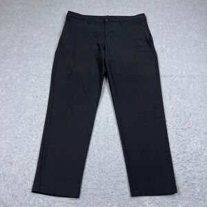 Lululemon Pants Mens 36x30 Black ABC Classic-Fit Trouser Warpstreme Chino M5AO5S